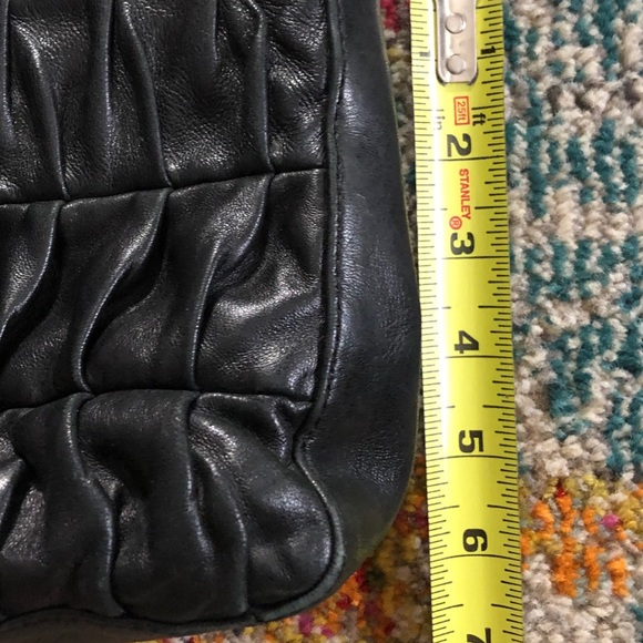 BCBGMaxAzria black leather handbag - Picture 9 of 9